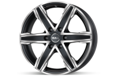 Alu kolo MAK King 6 Black 7,5x17 6x114 ET45